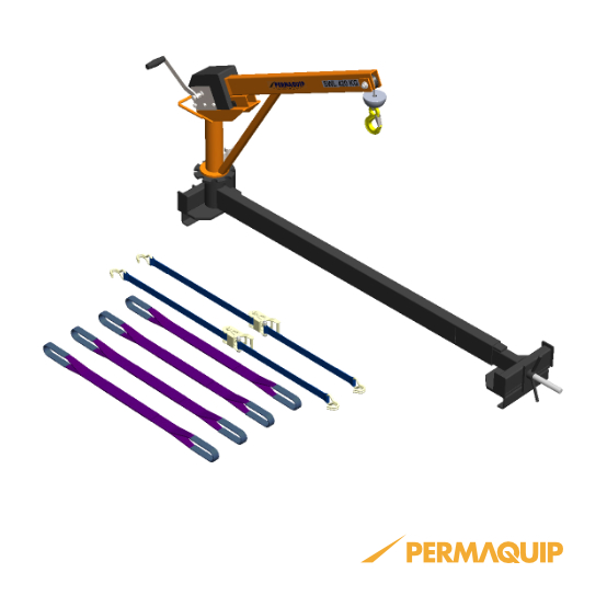 Permaquip Swinglift Crane to suite Type B Trolley with Straps 28810