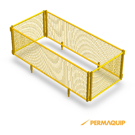 Permaquip Link Trolley Mesh Sides 30643