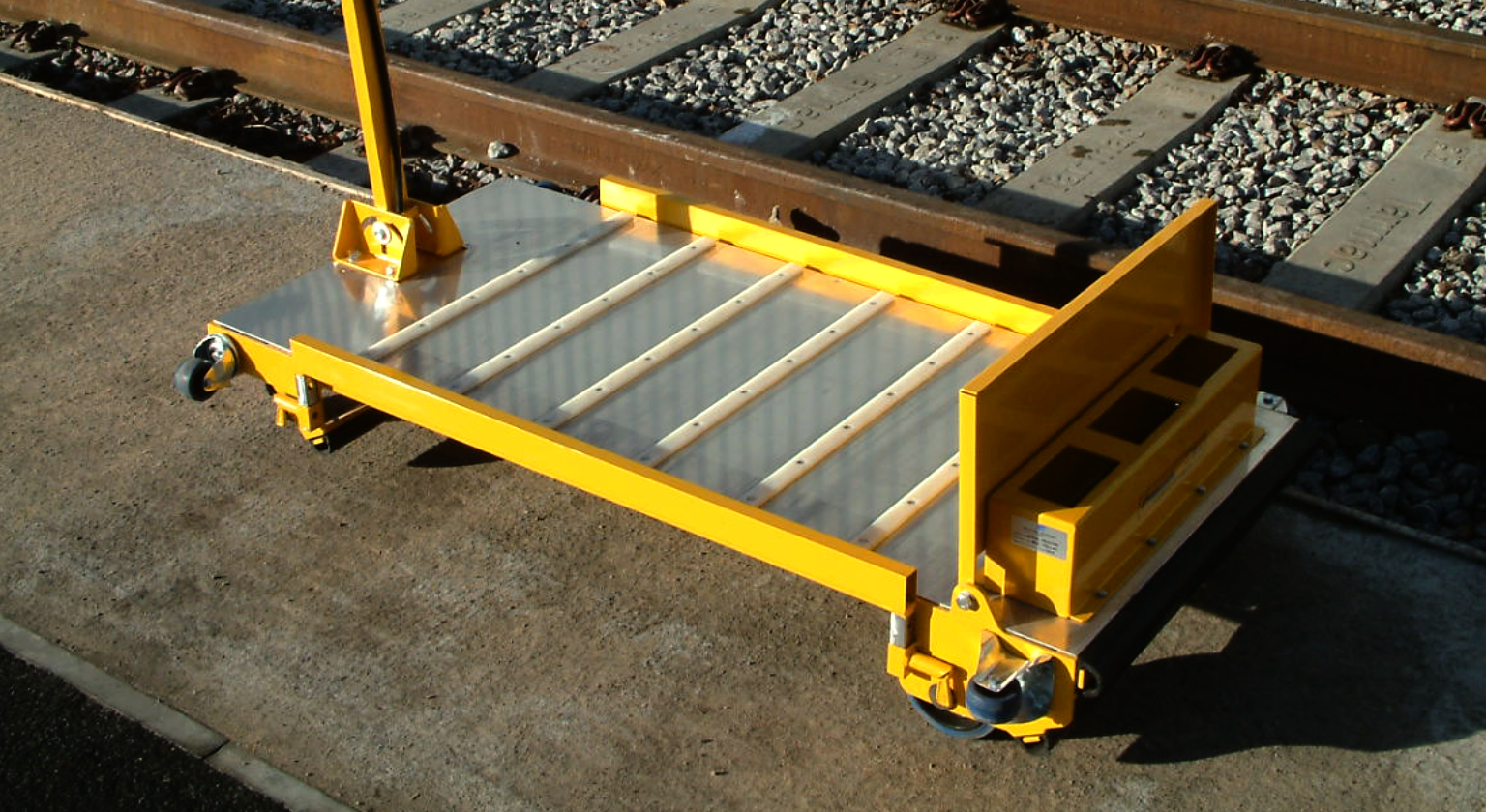 Permaquip Escalator Trolley for Rail Maintenance