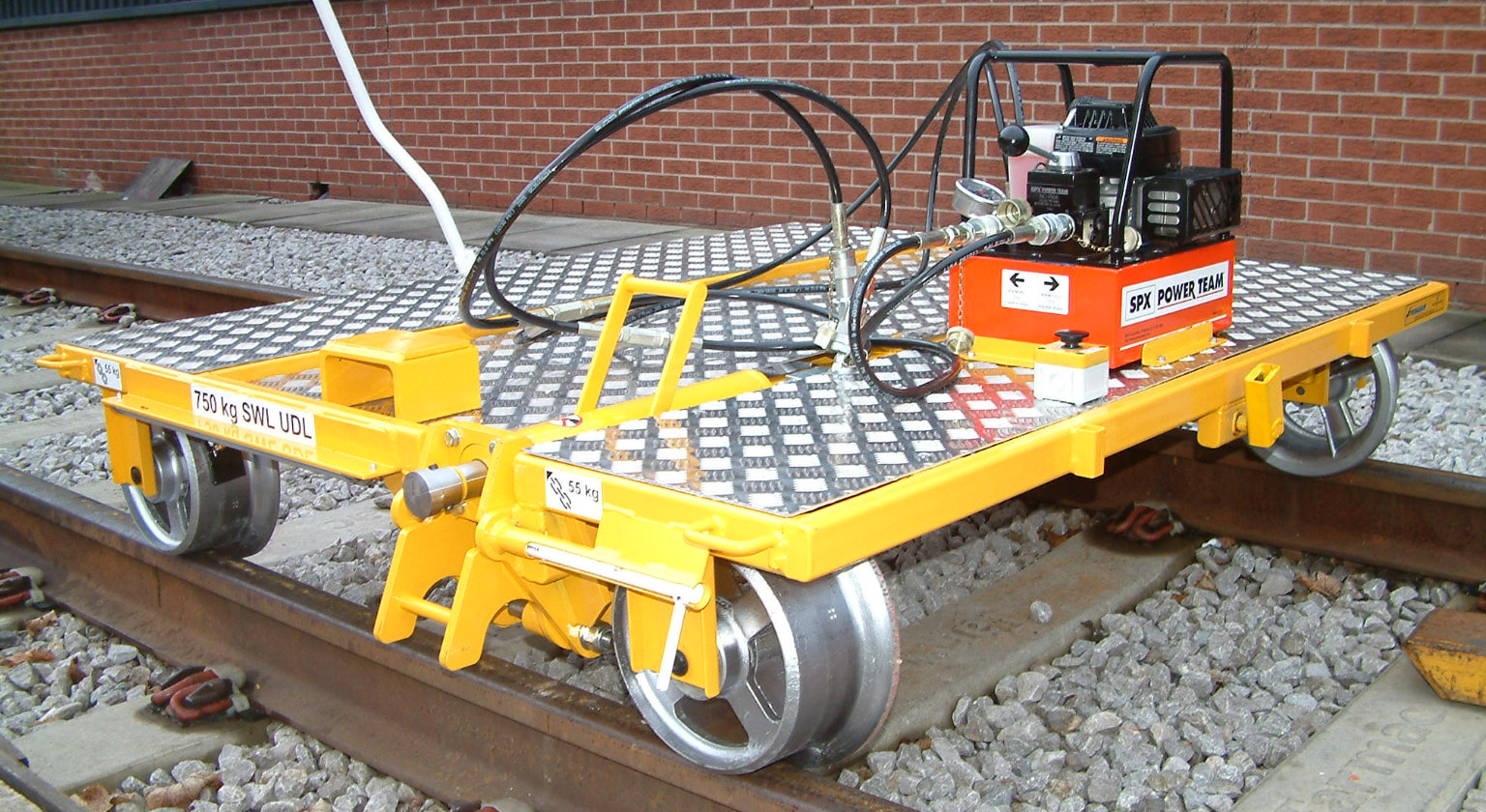 Permaquip Rail Jacking Trolley