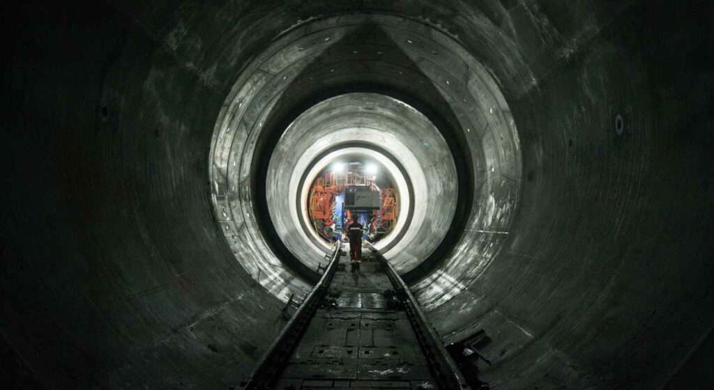 Permaquip Bespoke Gauge Rail Trolleys for Tideway Tunnel in London